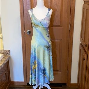 Komarov Crêpe slip dress